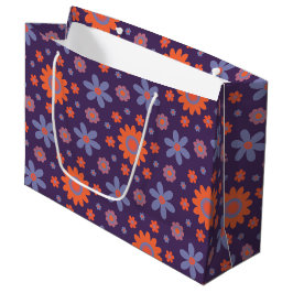 Retro Flowers Cute Roligt 70s Hippie Daisy Mönster