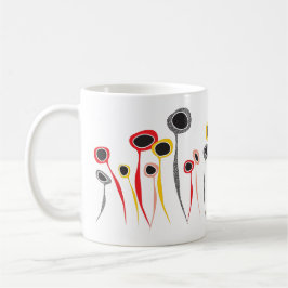 Retro Flowers Mugg