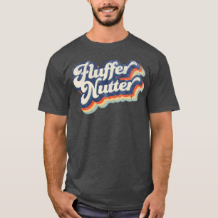 Retro FlufferNutter 1970-talets utpräglade design T Shirt