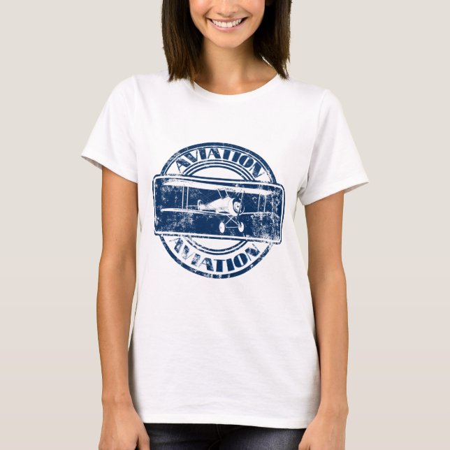 Retro flygkonst tee shirt (Framsida)