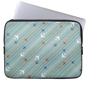 Retro-flygplan Mönster Laptop sleeve