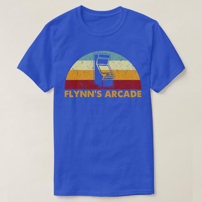 Retro Flynns Arcade T Shirt (Design framsida)