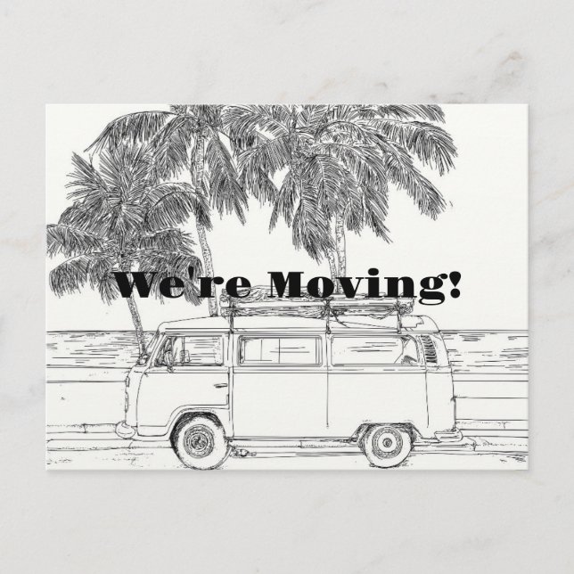 RETRO FLYTTA POSTCARD HELG VYKORT (Framsida)