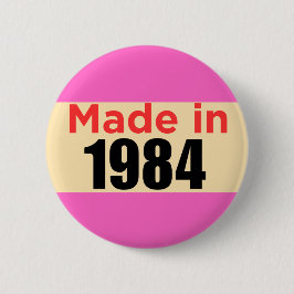 Retro-födelsedagspenna 40:e fyrtioåringen 1984 knapp