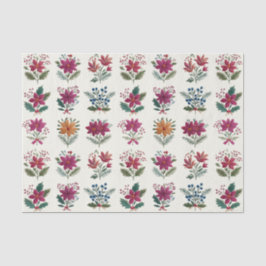 Retro Folk Floral Christmas