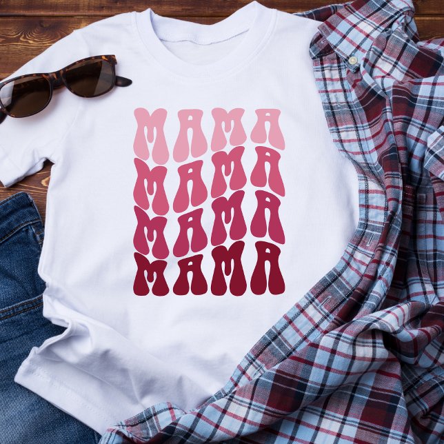 Retro Font Mamma Women's Basic T-shirt (Skapare uppladdad)