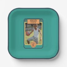 Retro Football Card inspirerade Boy Party