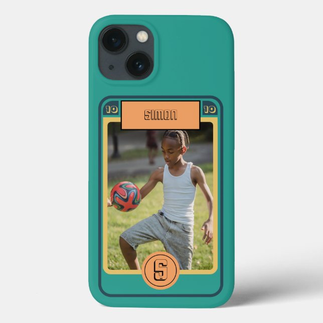 Retro Football Card inspirerat (Baksida)