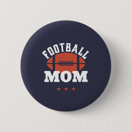 Retro Football Mamma Mor i Sports Player Kid Knapp