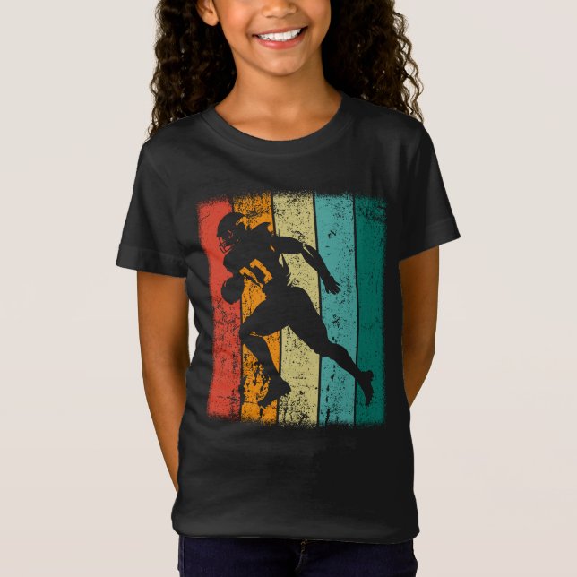 Retro Football T Shirt (Framsida)