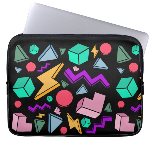 Retro för Aesthetic Vintage Laptop Fodral (Framsidan)