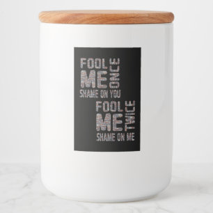 Retro för amerikansk Flagga Black and White Vintag Mat Etikett