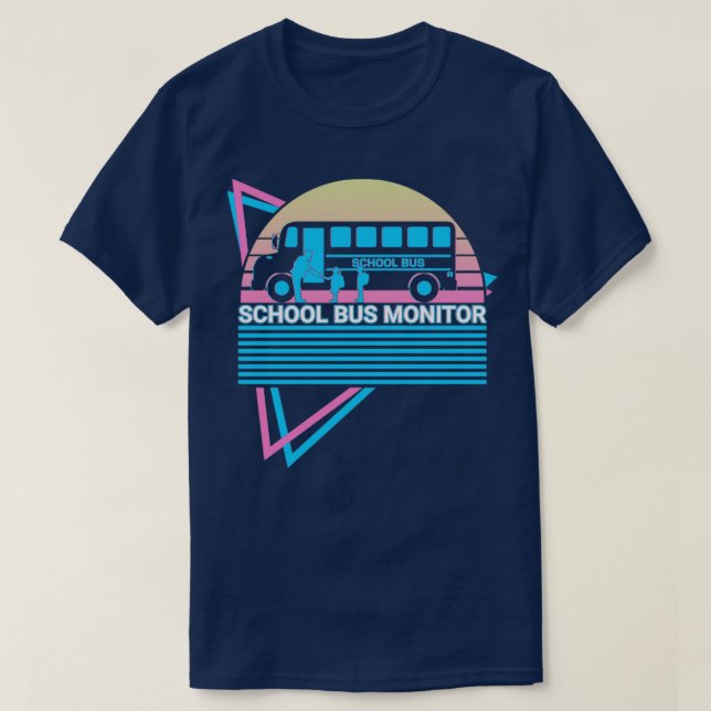 Retro för bildskärm i Buss T Shirt (Design framsida)