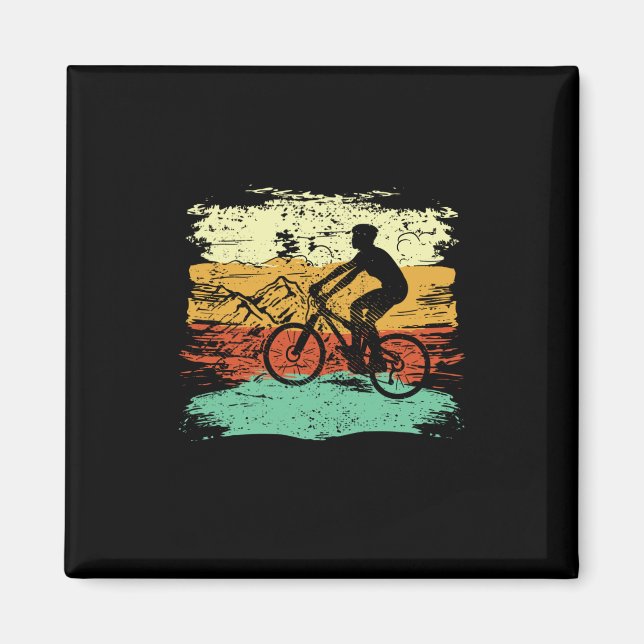 Retro för cykelcykel magnet (Framsidan)