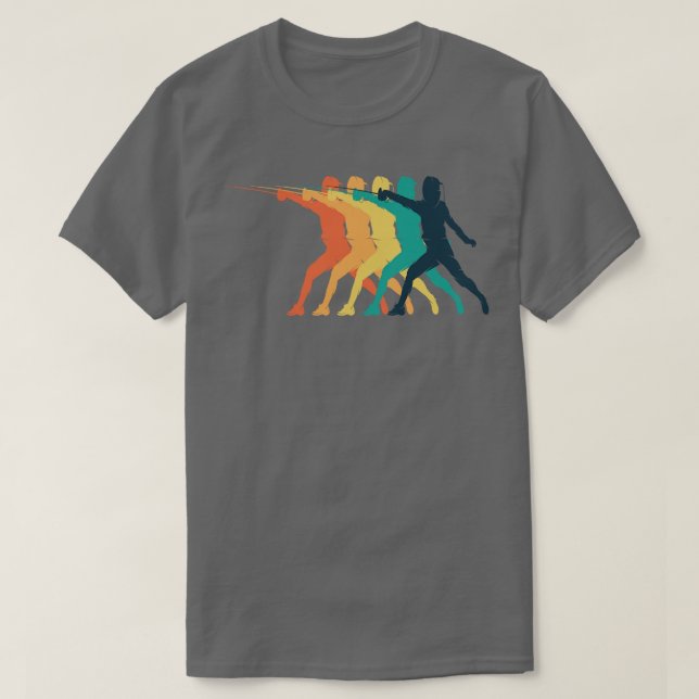 Retro för dämpningsdetektorer t shirt (Design framsida)