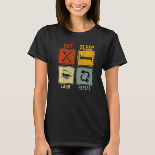 Retro för makeup-konstnär Upprepa sömnlöshet T Shirt