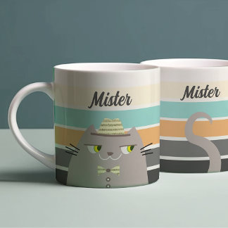 Retro för personlig Cute Kaffemugg