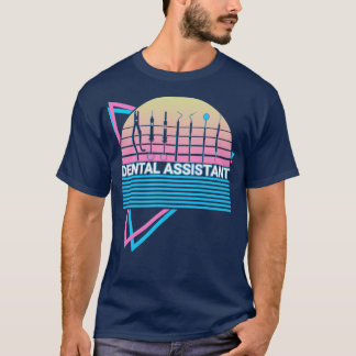 Retro för tandassistent t shirt