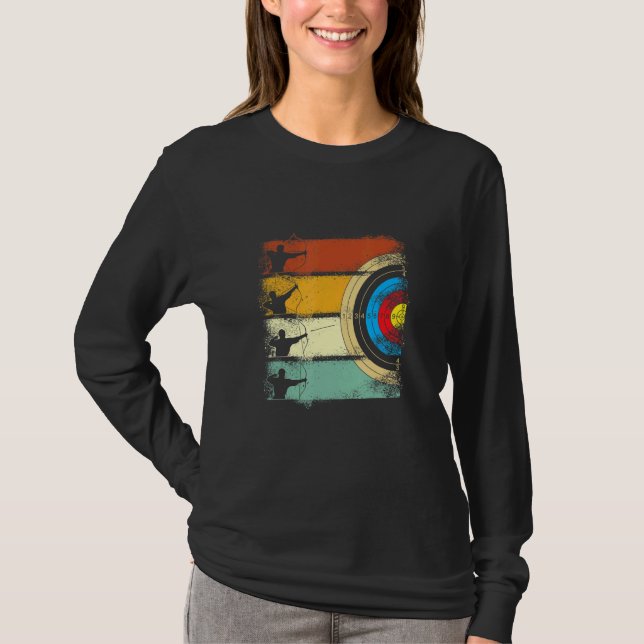 Retro för Vintage av arkitektur T Shirt (Framsida)
