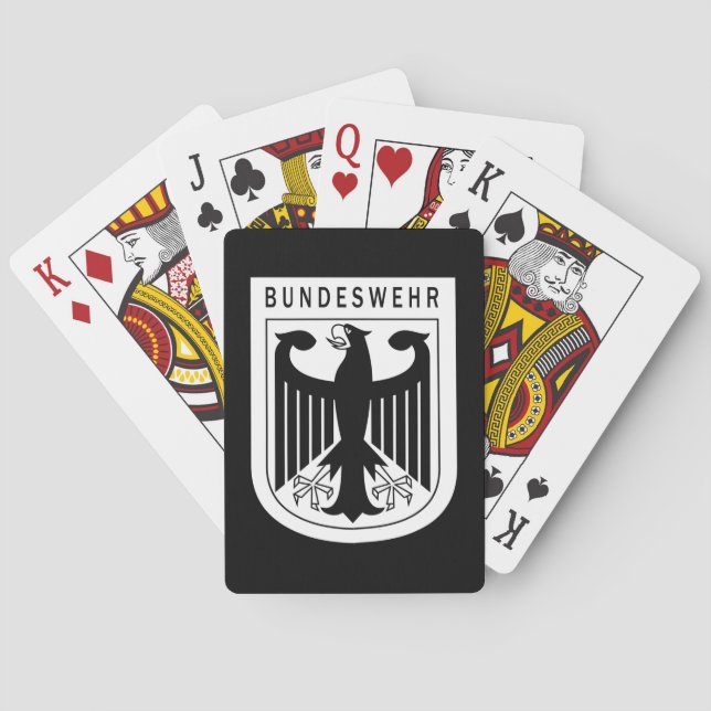 Retro - Förbundsrepubliken Tysklanda Bundeswehr Casinokort (Baksidan)