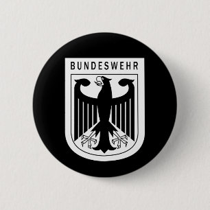Retro - Förbundsrepubliken Tysklanda Bundeswehr Knapp