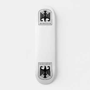 Retro - Förbundsrepubliken Tysklanda Bundeswehr Mini Skateboard Bräda 18,5 Cm