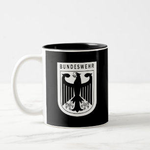 Retro - Förbundsrepubliken Tysklanda Bundeswehr Två-Tonad Mugg