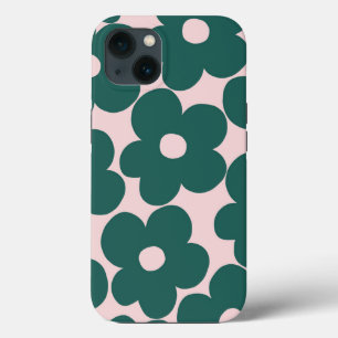 Retro Forest Grönt Daisy #1 #decor #art