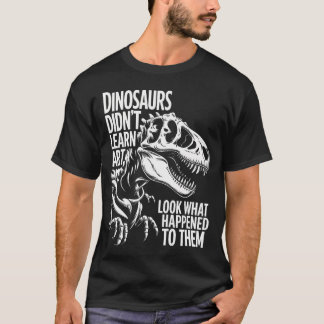 Retro Förhistorisk Målning Fakultet Första Dagen T Shirt