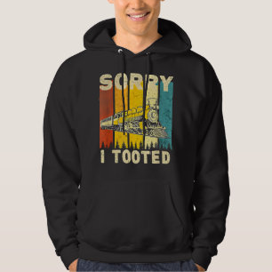 Retro Förlåt att jag inte kunde hitta Tåg Älskare Hoodie