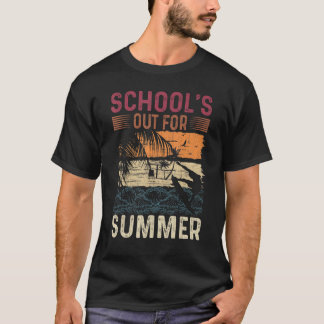 Retro förra Skolor-dagen ut för sommartid T Shirt