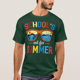 Retro förra Skolor-dagen ut för sommartid T Shirt