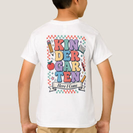 Retro förskola jag kommer skolan t shirt