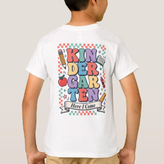 Retro förskola jag kommer skolan t shirt