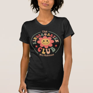 Retro Förskoleklubb Personlig Lärare T Shirt