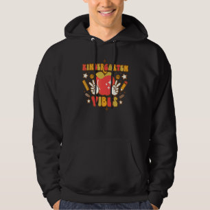 Retro förskolevibbar Tillbaka till skolan Lärare H Hoodie
