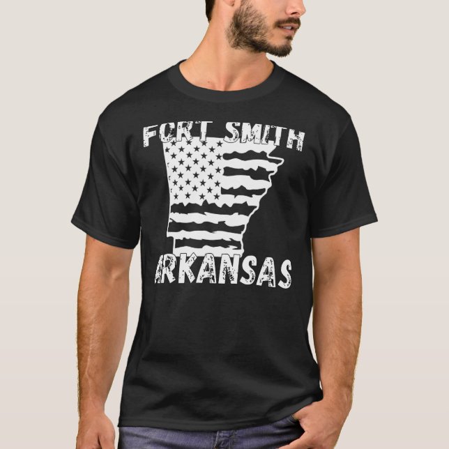 Retro Fort Smith Arkansas Apparel 1 T Shirt (Framsida)