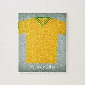 Retro fotboll Jersey Australien Pussel