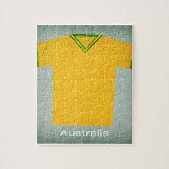 Retro fotboll Jersey Australien Pussel (Vertikal)