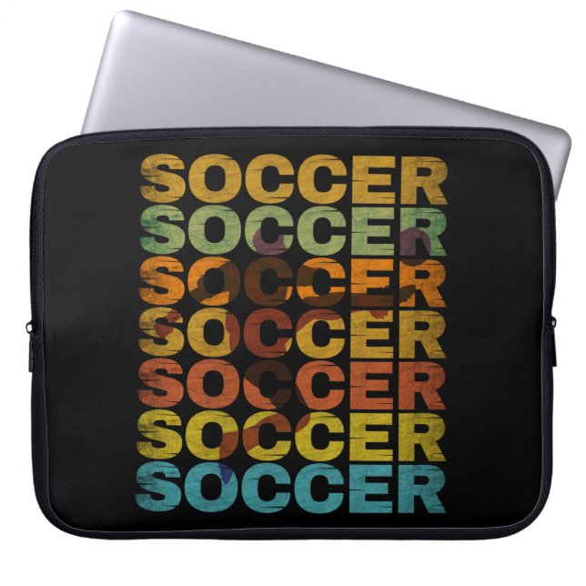 RETRO FOTBOLL LAPTOP FODRAL (Framsidan)