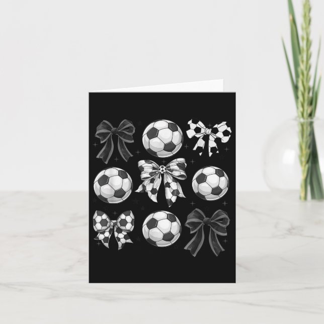 Retro fotbollsbow,speldag,coquette fotbollsmamma,m kort (Framsida)