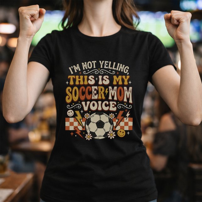 Retro Fotbollsmamma Röst Matchdag T Shirt (Skapare uppladdad)