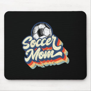 Retro fotbollsmamma Vintage mamma fotboll T-shirt Musmatta