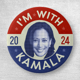 Retro foto 2020 för Kamala Harris Knapp
