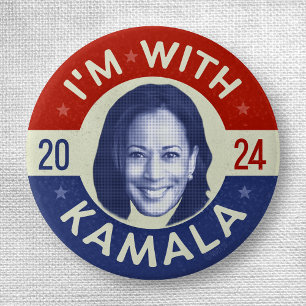 Retro foto 2020 för Kamala Harris Knapp