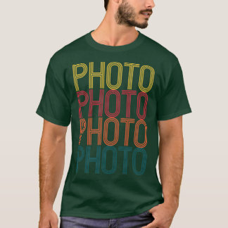 Retro-fotofotodesign för fotoskrivare VI T Shirt