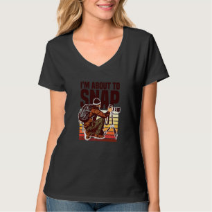 Retro fotokamera jag är på väg att knäppa män Wo T Shirt