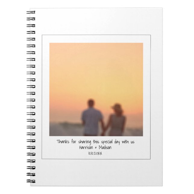 Retro-fotoparvänner namn anpassningsbar  anteckningsbok (Framsidan)