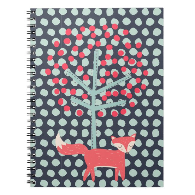 Retro Fox Anteckningsbok (Framsidan)