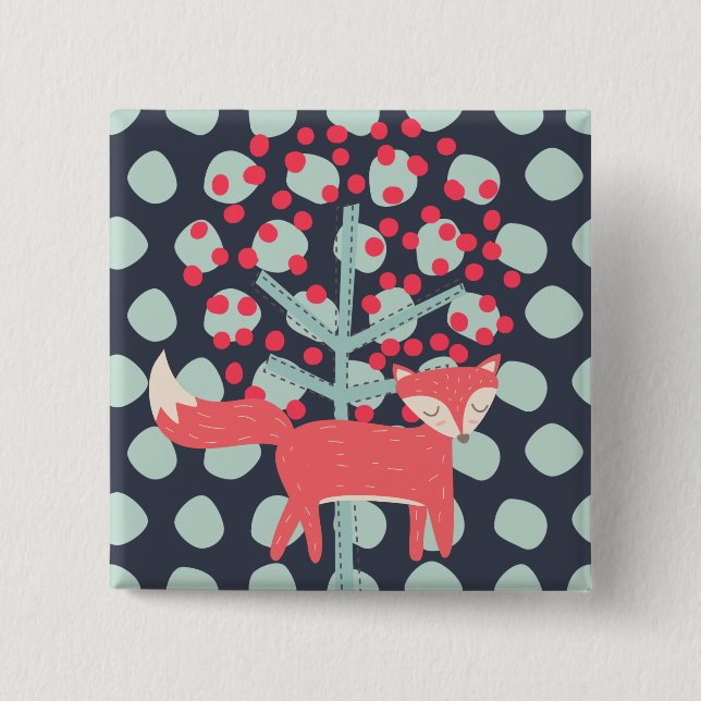 Retro Fox Knapp (Framsida)